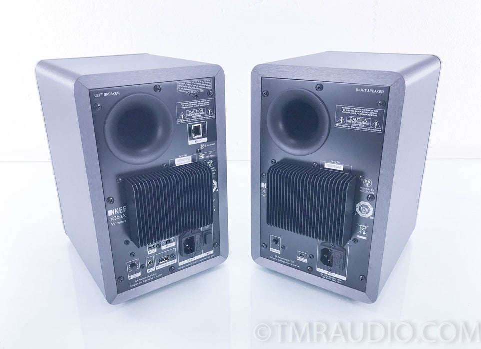 KEF X300A Wireless Digital Bookshelf Speakers