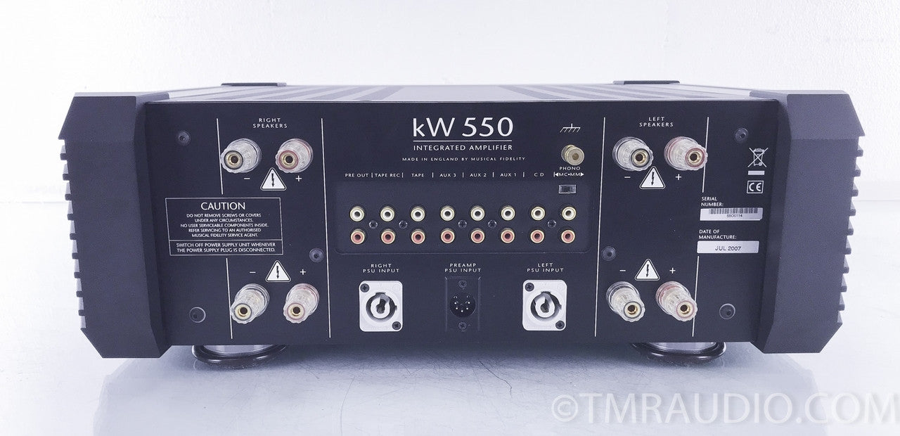 Musical Fidelity KW-550 Integrated Dual Mono Amplifier