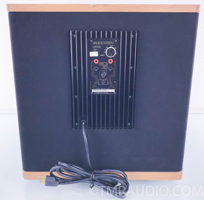 Vandersteen Model 2W Powered Subwoofer w/ WX-2 Crossover 1