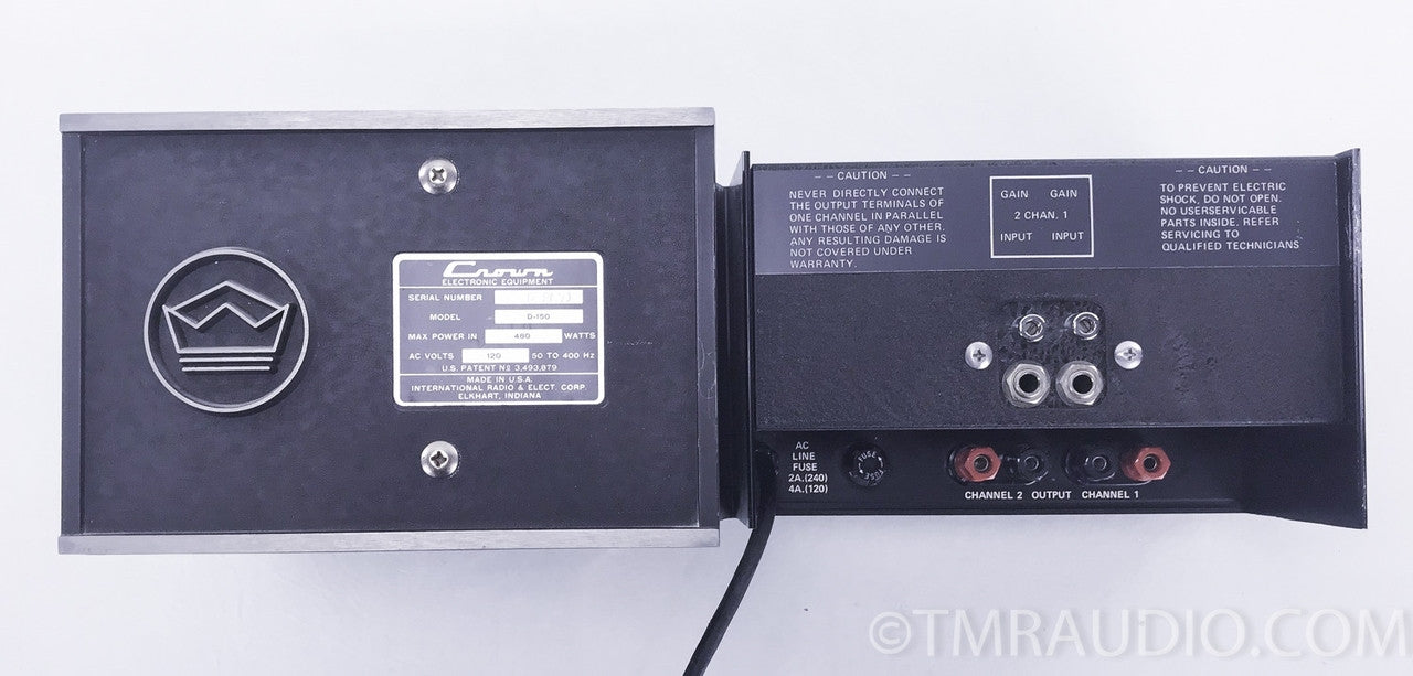 Crown D150 Vintage Amplifier