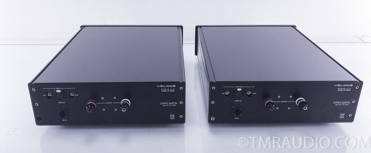 Veloce Lithio Series Saetta Hybrid Mono Amplifiers