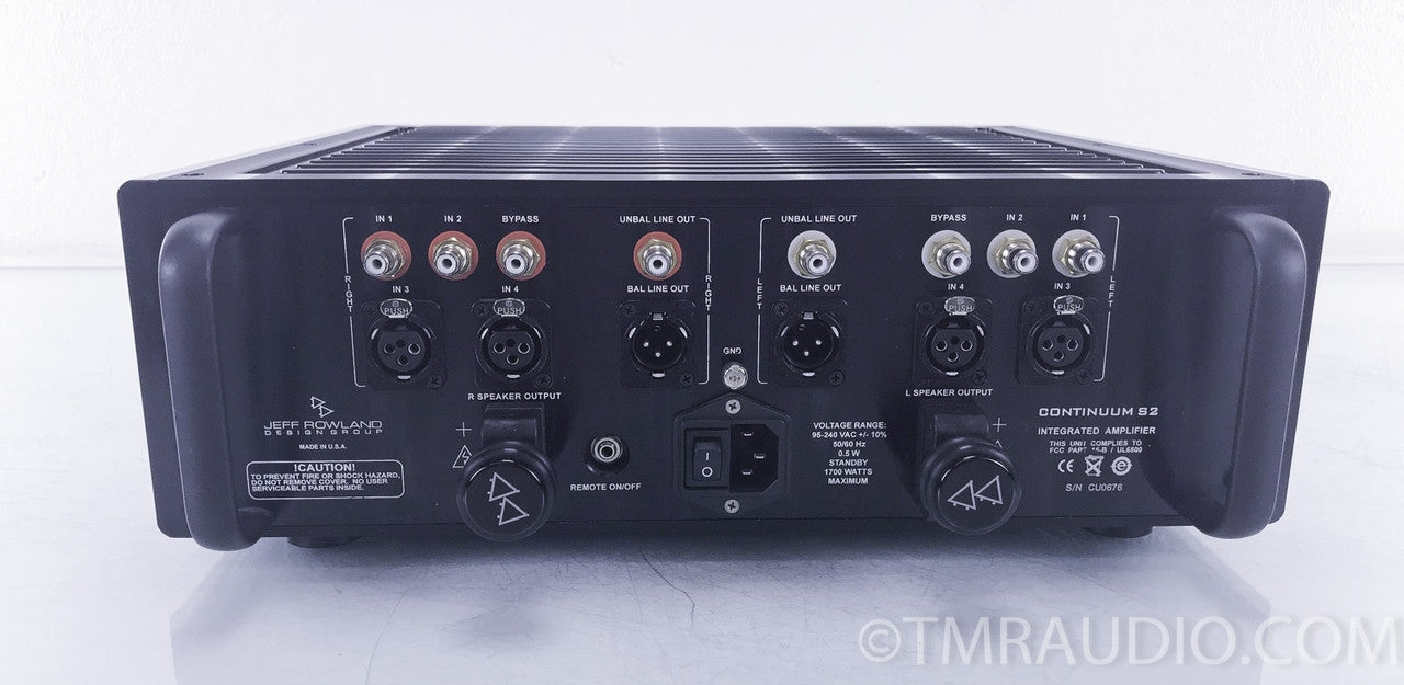 Jeff Rowland Continuum S2 Integrated Stereo Amplifier
