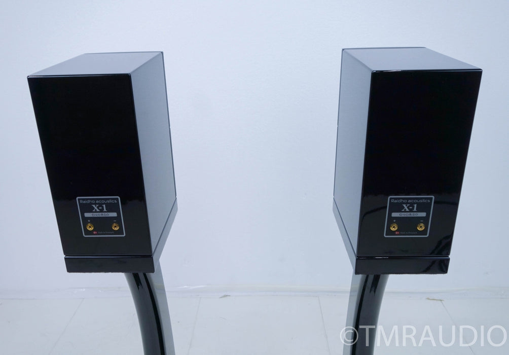 Raidho Acoustics X-1 Bookshelf Speakers w/ Stands