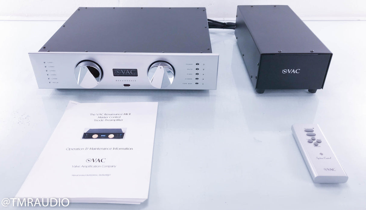 VAC Renaissance MKII Stereo Tube Preamplifier