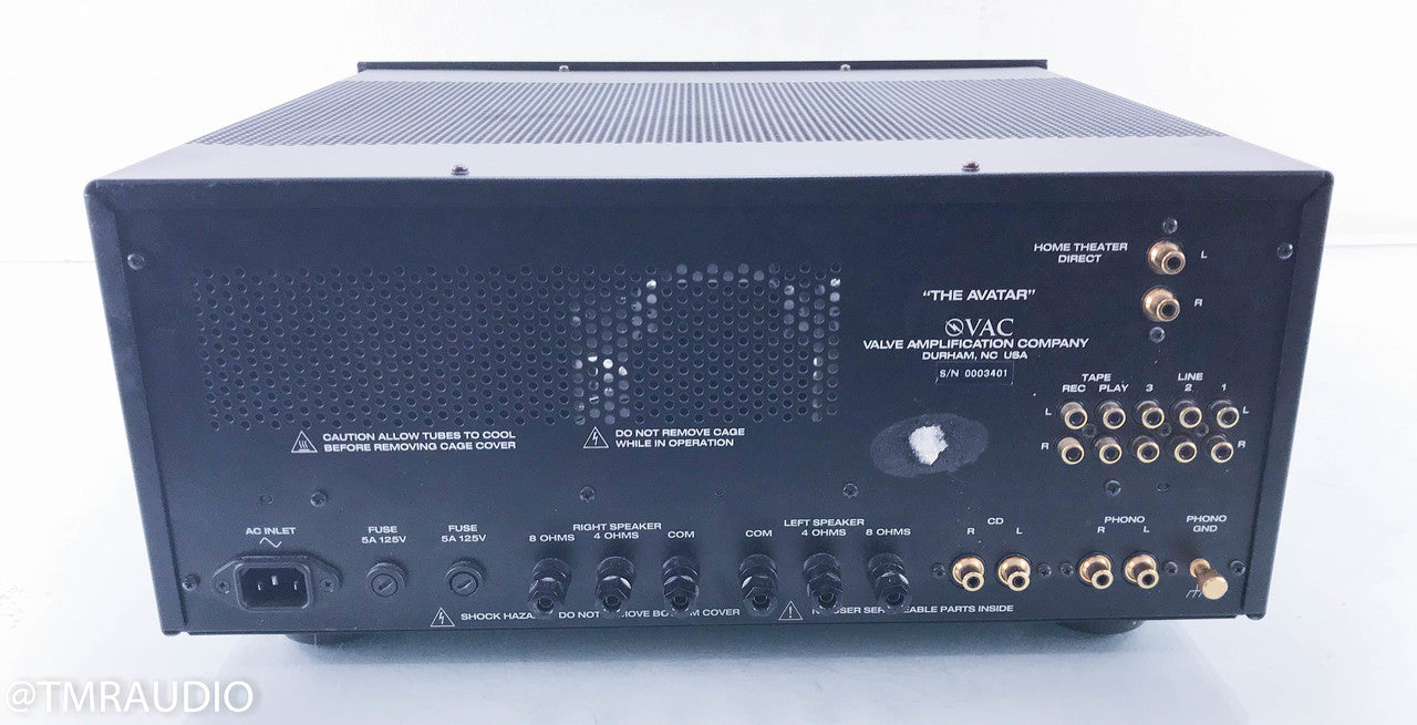 VAC Avatar SE Integrated Tube Amplifier