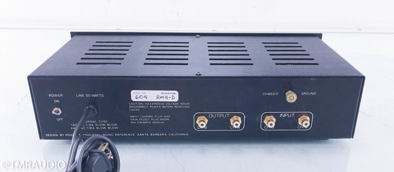 Music Reference RM-4 Tube Pre-Preamplifier