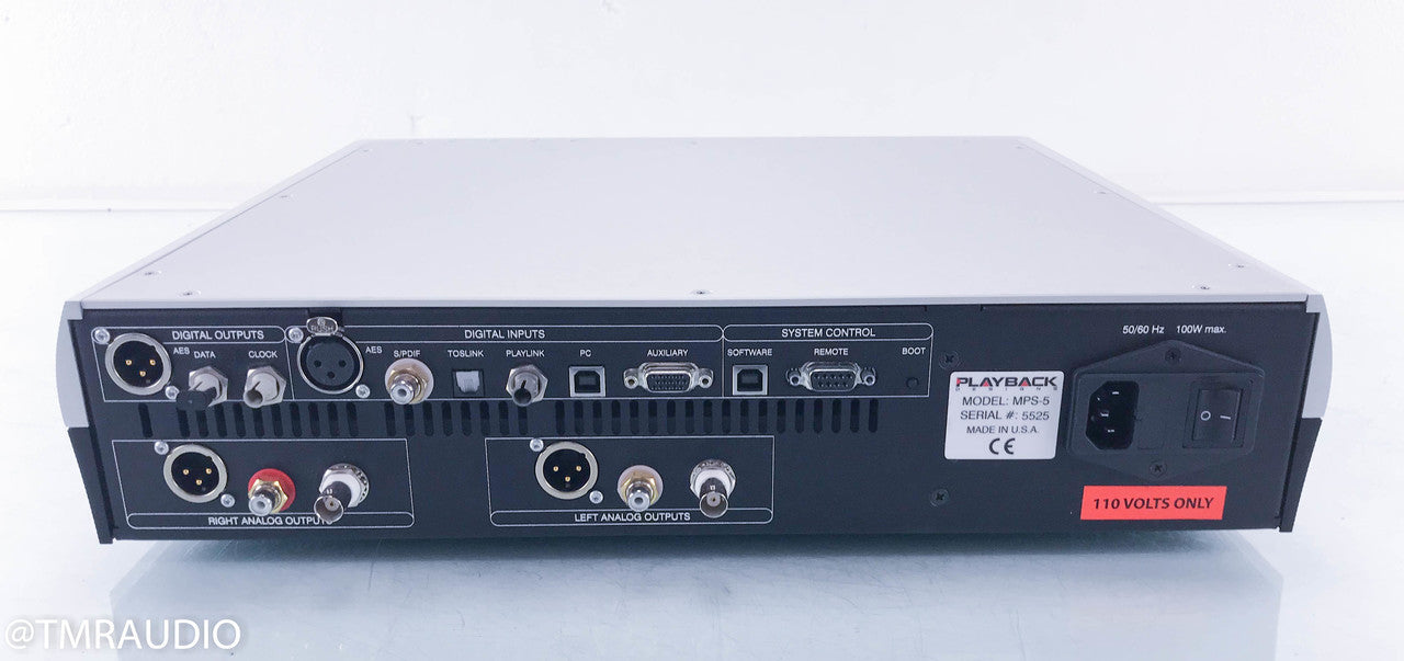 Playback Designs MPS-5 SACD / CD Player