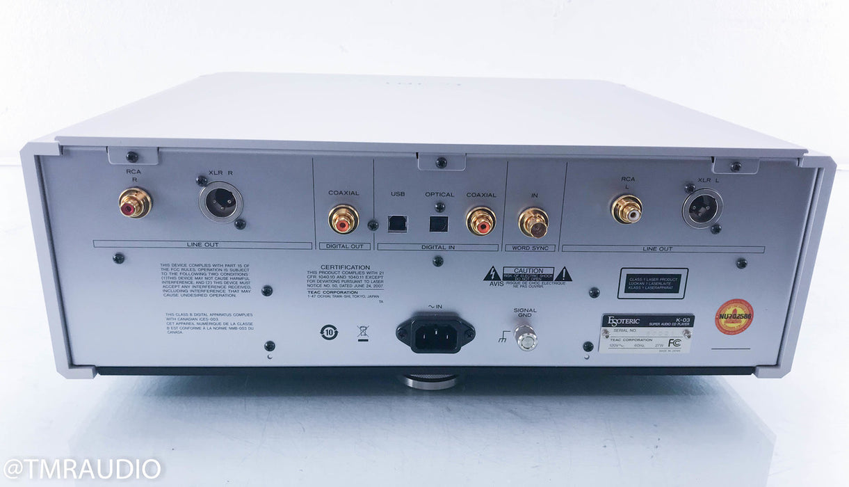 Esoteric K-03 SACD / CD Player