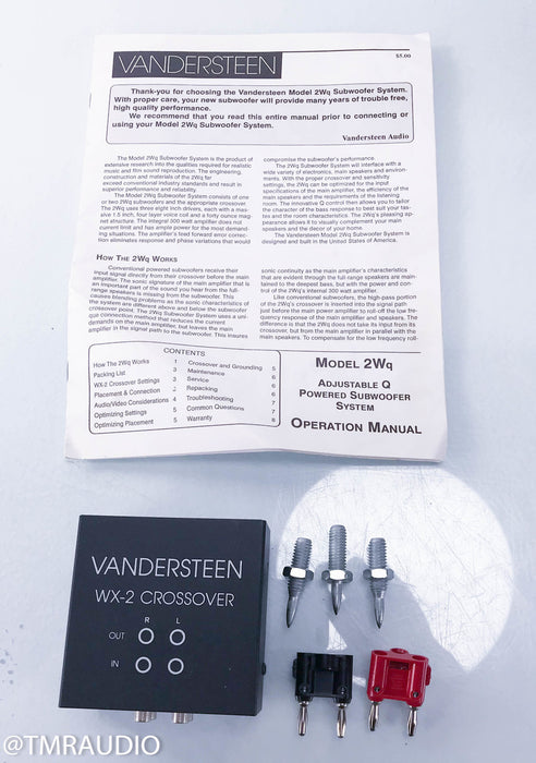 Vandersteen 2WQ Powered Subwoofer