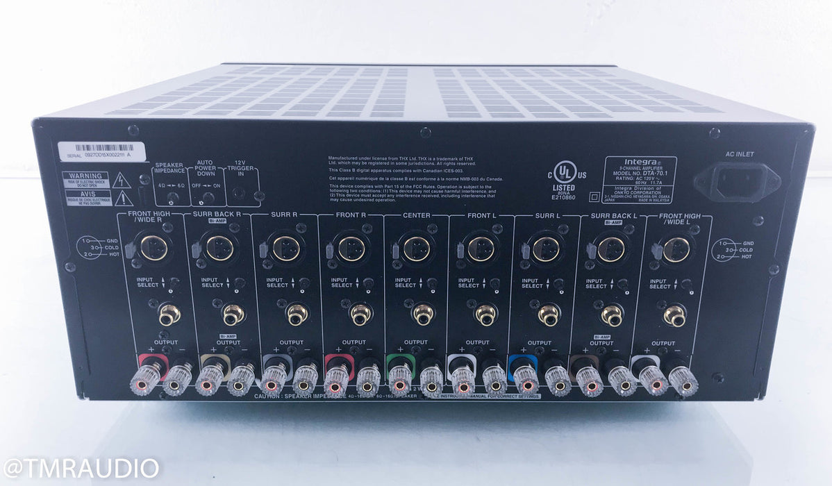 Integra DTA-70.1 9-Channel THX Ultra2  Power Amplifier