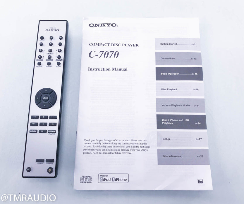 Onkyo C-7070 CD Player