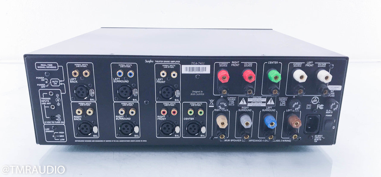 Sunfire TGA-7401 Theater Grand 7 Channel Power Amplifier