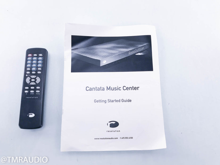 Resolution Audio Cantata Music Center 2.0 CD Player / DAC 192KHz/24bit capable