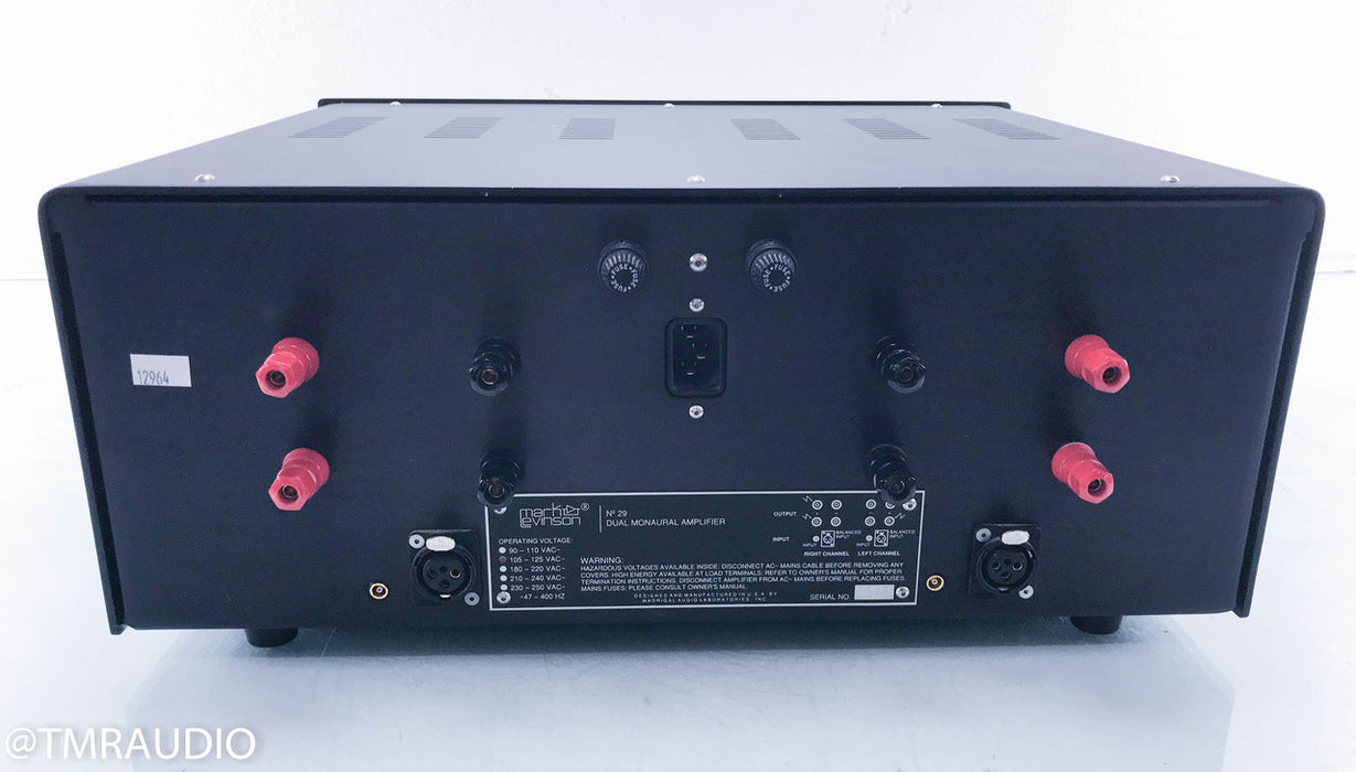 Mark Levinson No. 29 Dual Mono Power Amplifier