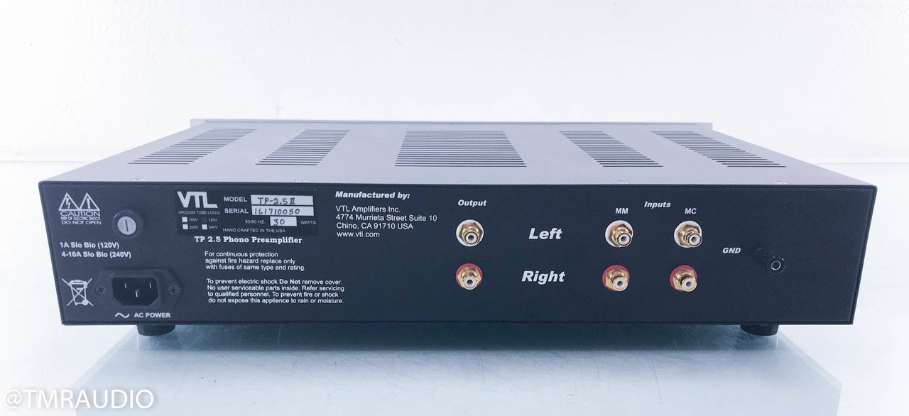 VTL TP-2.5 Series II MM / MC Tube Phono Preamplifier