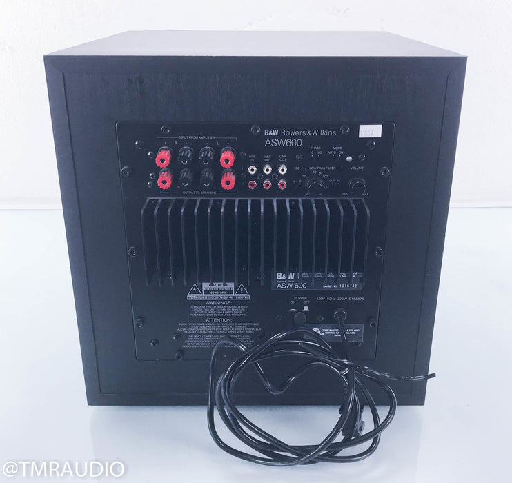 B&W ASW600 Powered Subwoofer