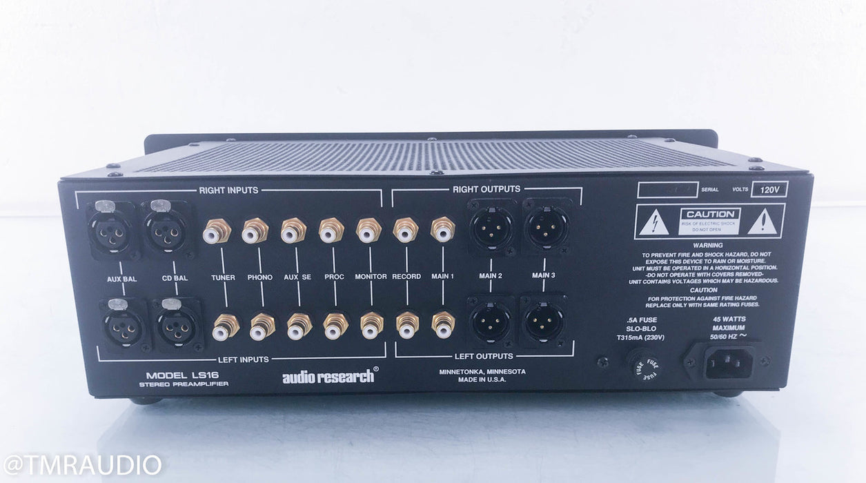 Audio Research LS16 Stereo Tube Preamplifier