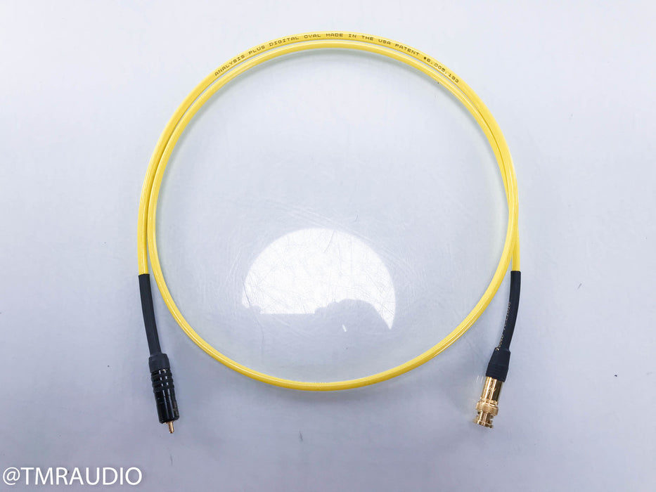 Analysis Plus Digital Oval RCA to BNC Digital Coaxial Cable