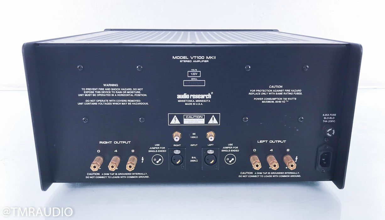 Audio Research VT100 MkII Stereo Tube Power Amplifier