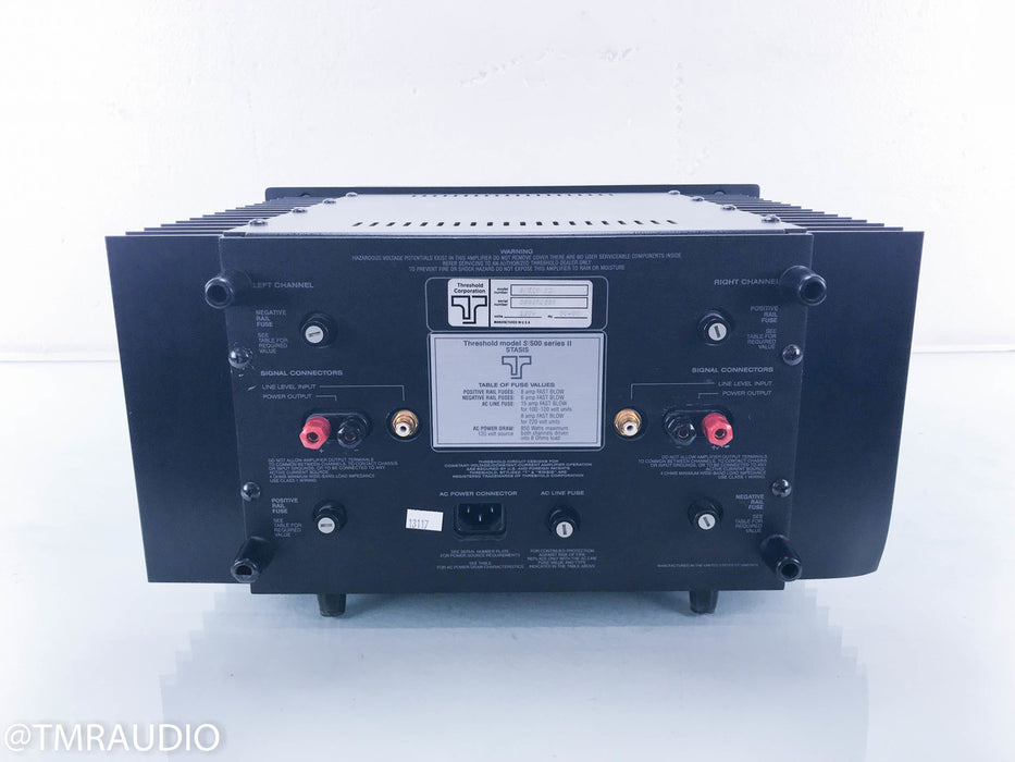 Threshold S/500 Series II Stereo Power Amplifier