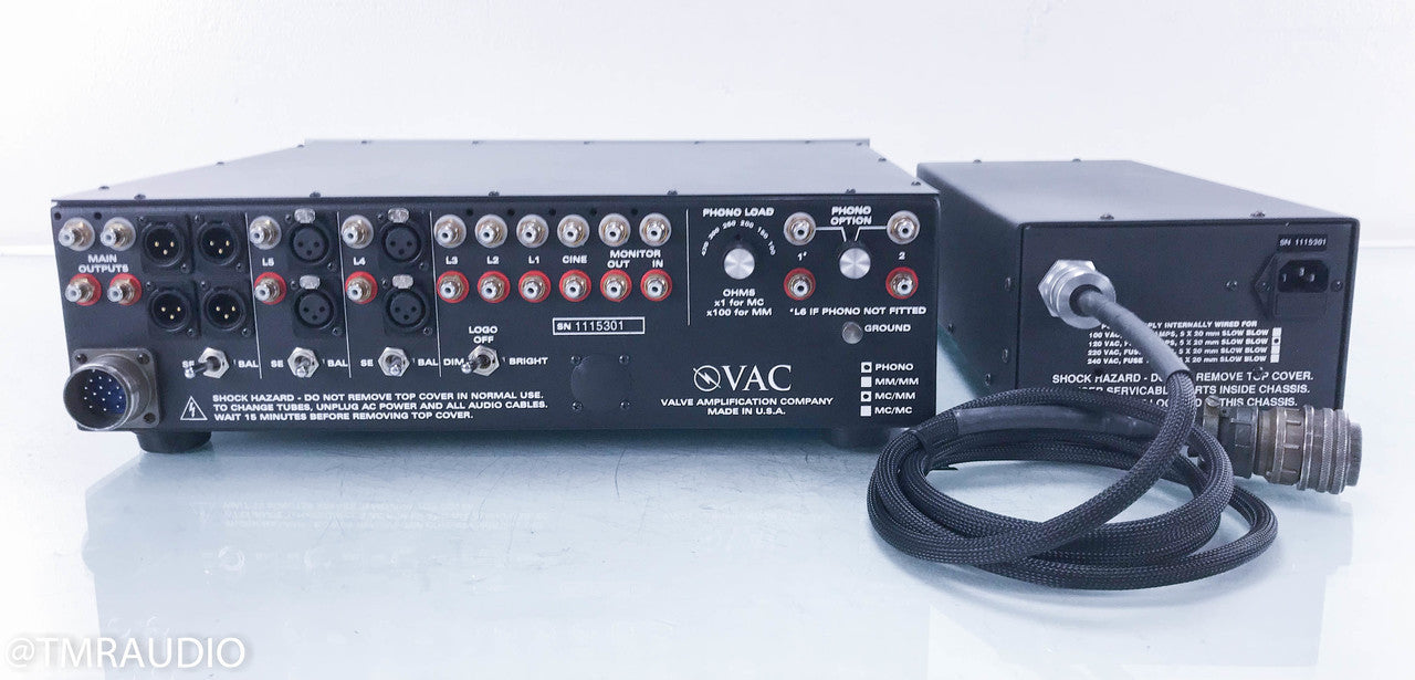 VAC Renaissance Mk. 3 Stereo Tube Preamplifier