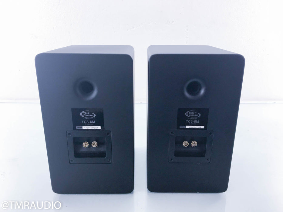 TruAudio TC.3-6M Bookshelf Speakers; Matte Black Pair; TC36M (New Old Stock)