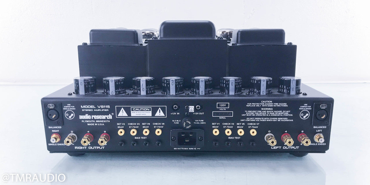 Audio Research VS115 Stereo Tube Power Amplifier