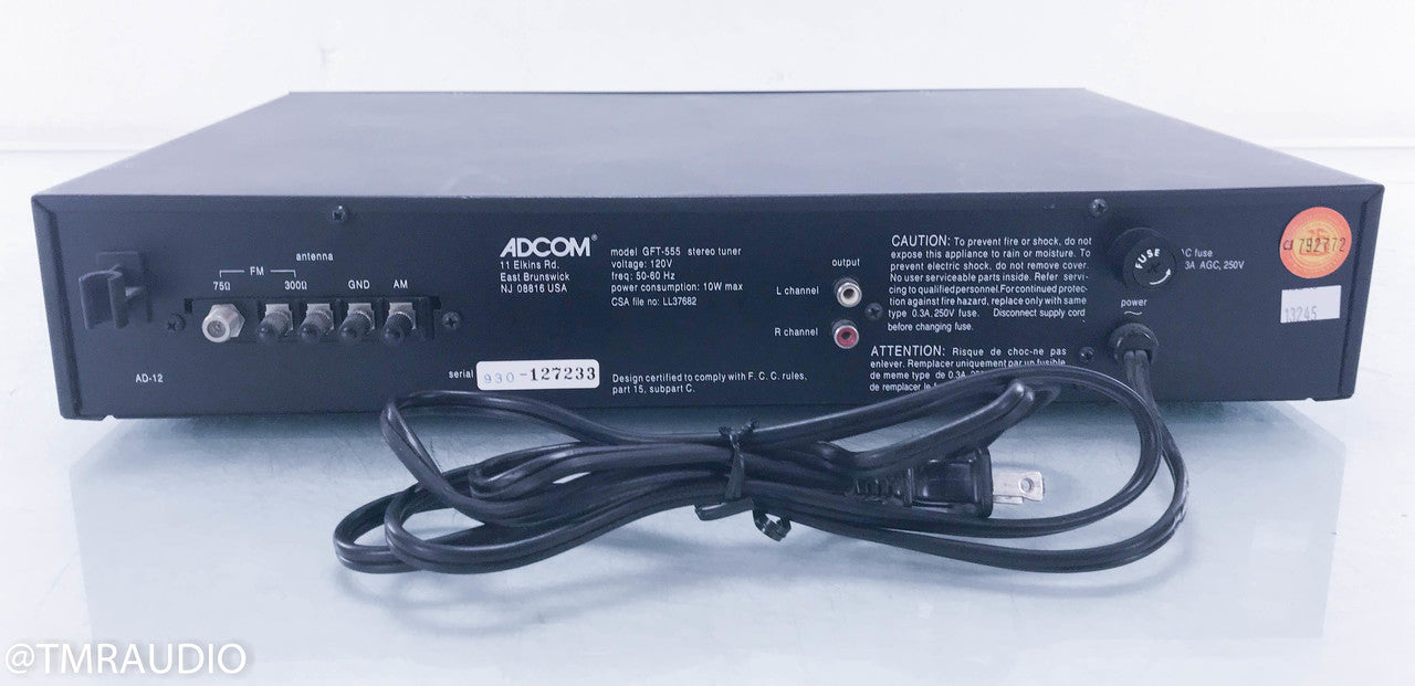 Adcom GFT-555 AM / FM Tuner