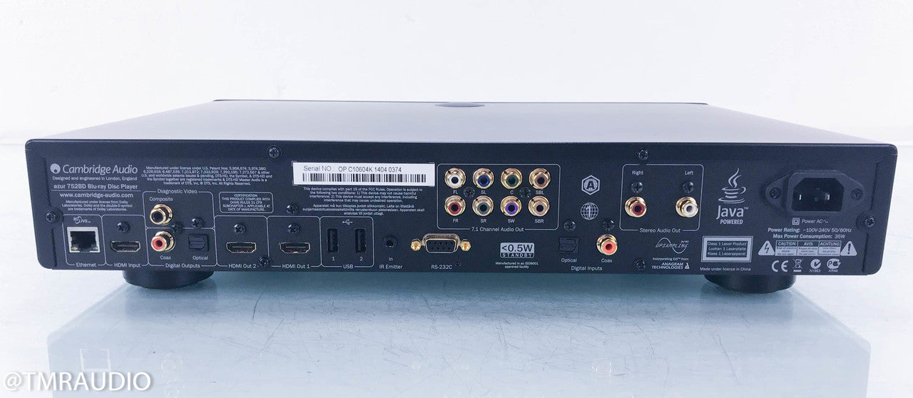 Cambridge Azur 752BD Blu-Ray / Universal Disc Player