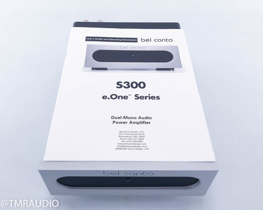 Bel Canto e.One S300 Dual Mono Power Amplifier