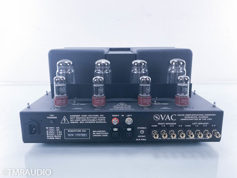 VAC Signature 200iQ Stereo Tube Power Amplifier