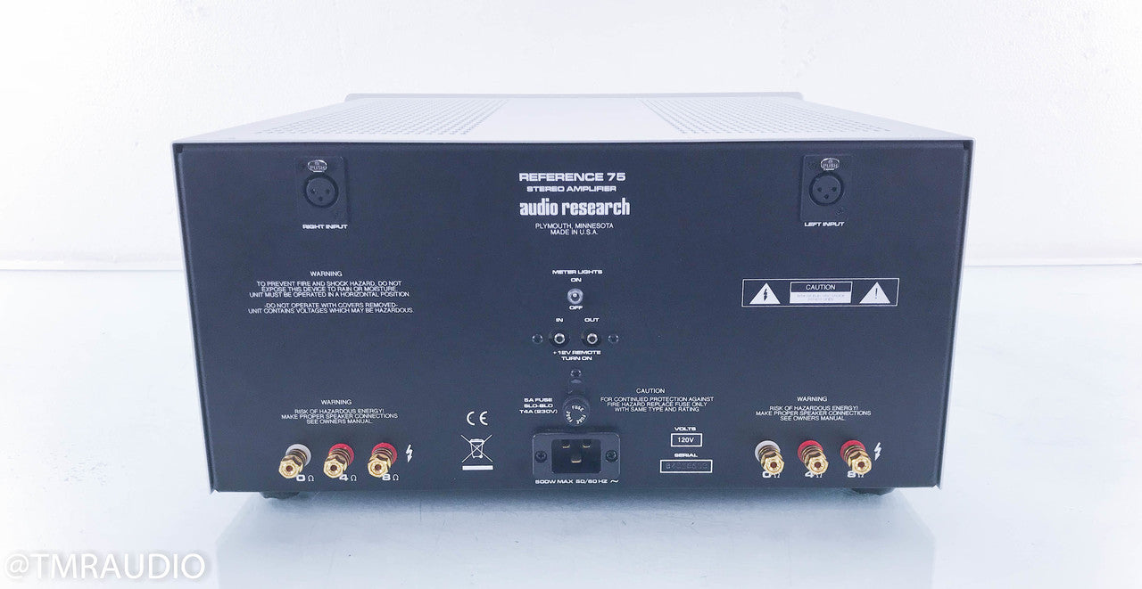 Audio Research Reference 75 Stereo Tube Power Amplifier