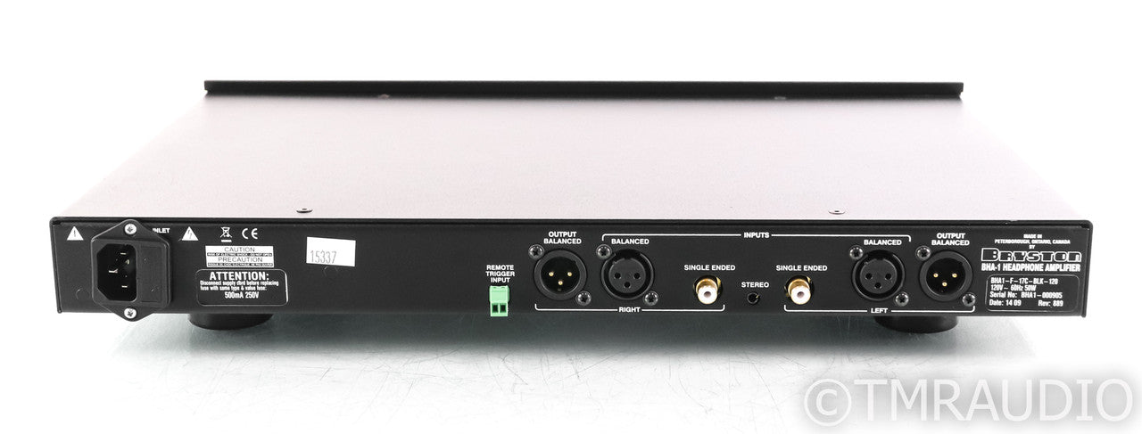 Bryston BHA 1 Headphone Amplifier; HOLD Repair @P5; HOLD Repair @P5