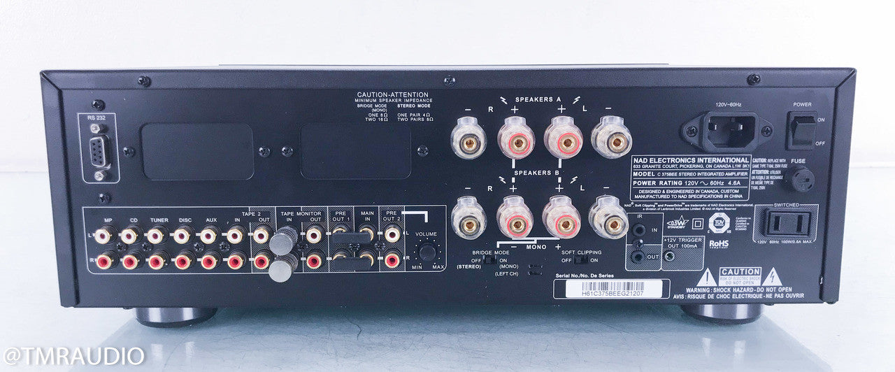 NAD C 375BEE Stereo Integrated Amplifier