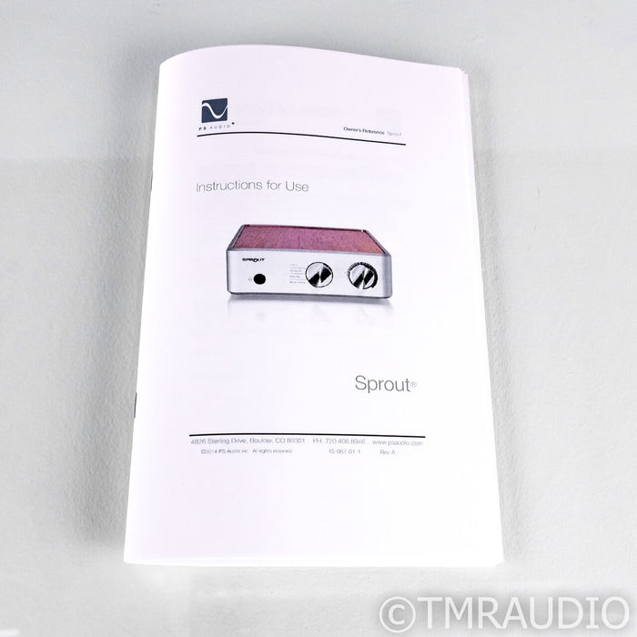 PS Audio Sprout Stereo Integrated Amplifier; Bluetooth; MM Phono; Warranty
