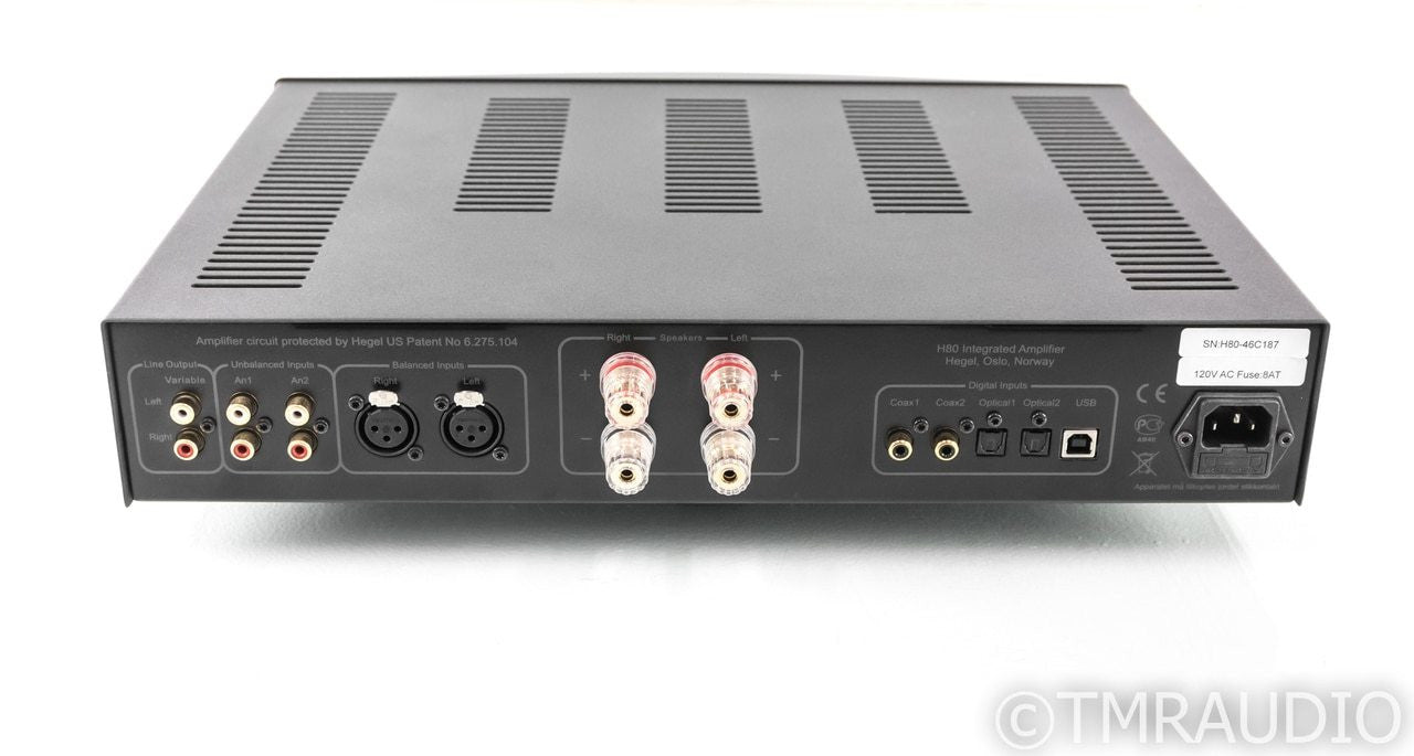 Hegel H80 Stereo Integrated Amplifier; H-80; Remote