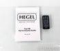Hegel H80 Stereo Integrated Amplifier; H-80; Remote