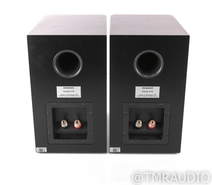 Dynaudio Excite X18 Bookshelf Speakers; Black Satin Pair; X-18
