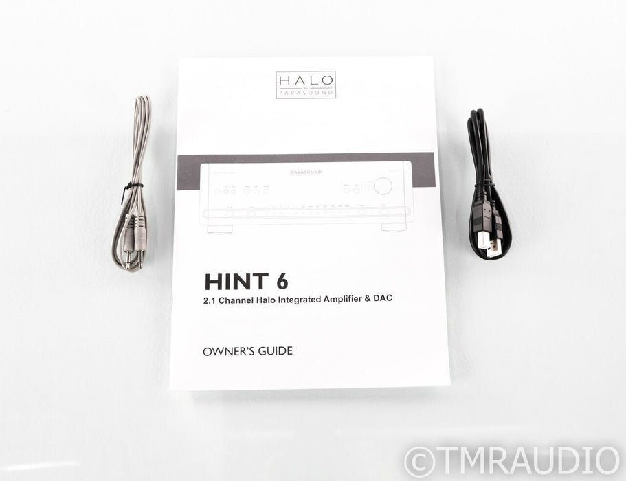 Parasound Halo Hint 6 Stereo Integrated Amplifier; MM / MC Phono; Remote