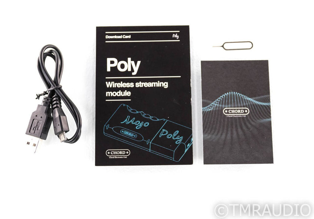 Chord Electronics Poly Wireless Streamer for Mojo Dac; Demo w/ Full Warranty New (open box)