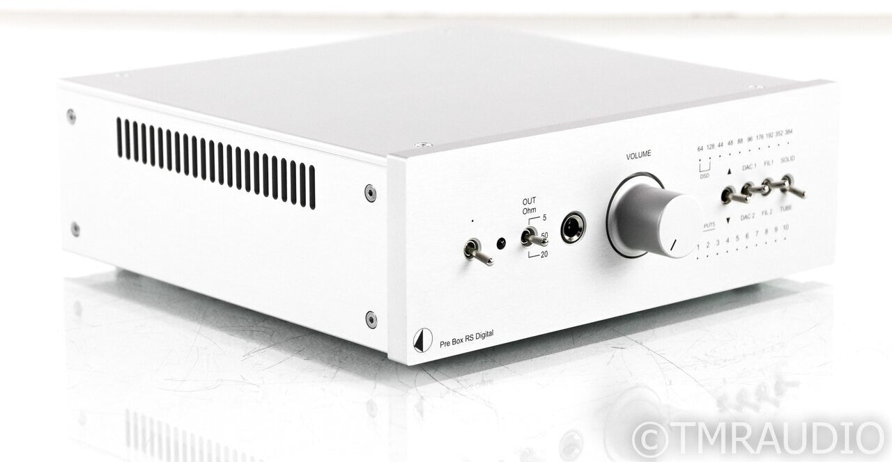 Pro-Ject Pre Box RS Digital Tube Hybrid DAC / Preamplifier; D/A Converter; Remote