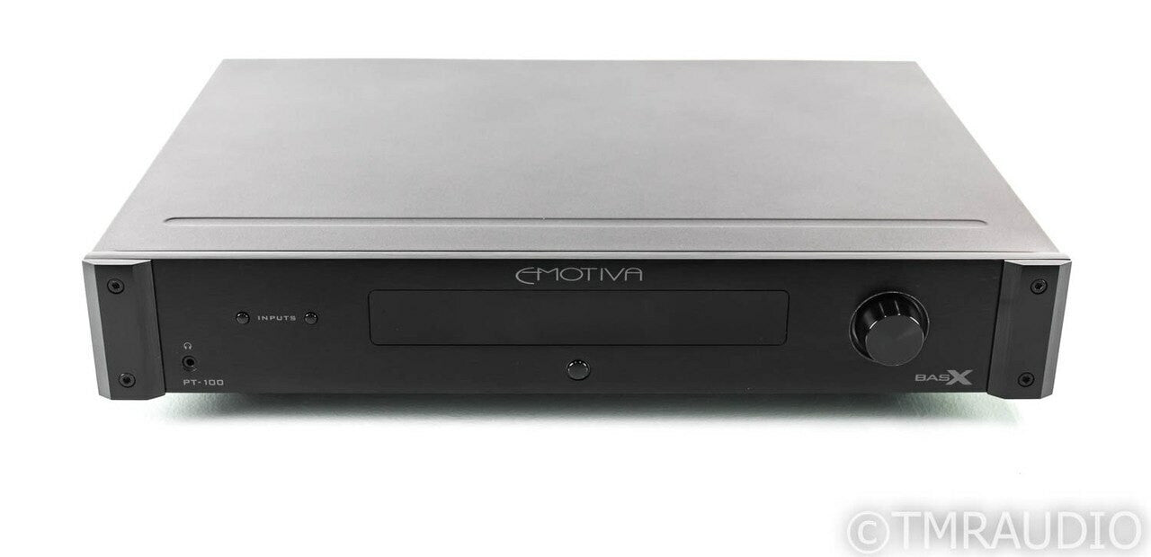 Emotiva BasX PT-100 Stereo Preamplifier; PT100 (No Remote)