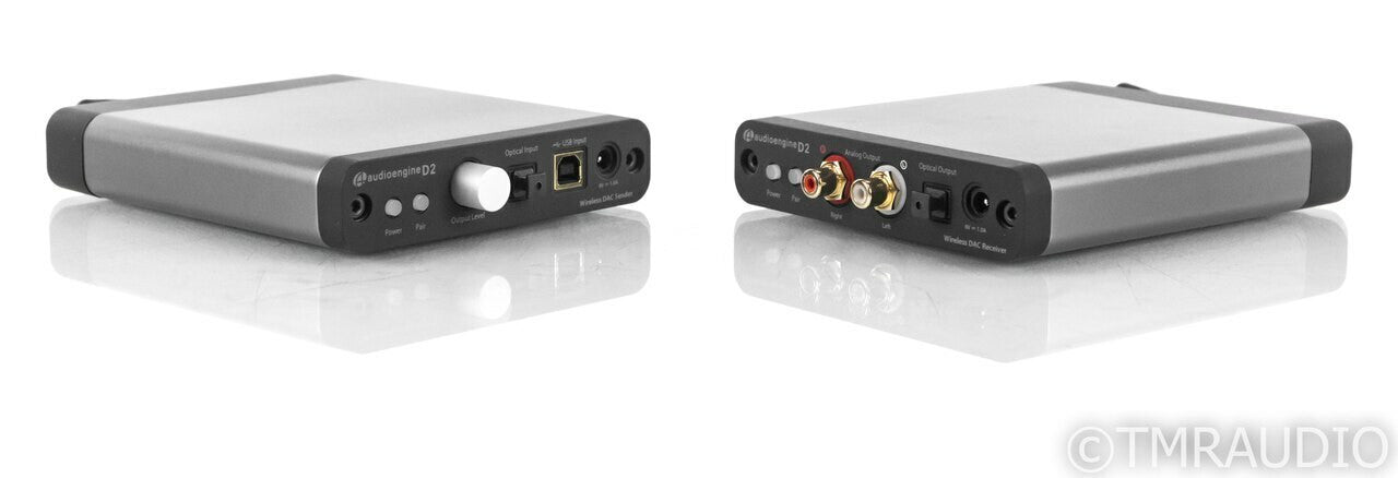 Audioengine D2 24-Bit Wireless DAC; D/A Converter w/ Receiver (New / Open Box)