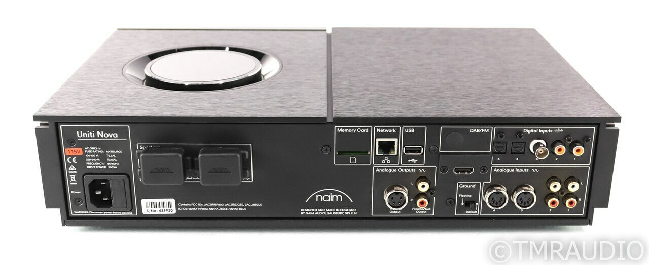 Naim Uniti Nova Stereo Integrated Amplifier; Network Streamer; Remote