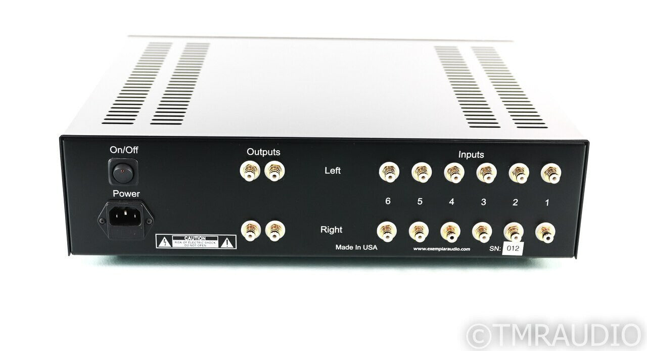 Exemplar Audio eXception SE Line Stereo Tube Preamplifier; Remote