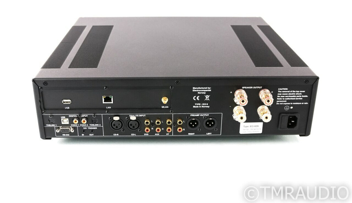 Electrocompaniet ECI 6DS Stereo Integrated Amplifier; ECS6DS; DAC; Wi-Fi; ECT Remote