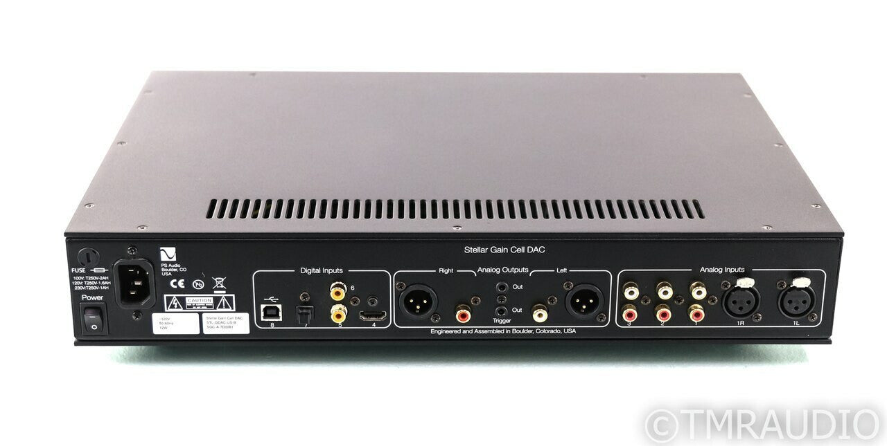 PS Audio Stellar Gain Cell DAC; Preamplifier; Black; Remote (Used)