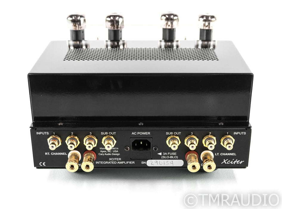 Cary Audio Xciter Stereo Integrated Tube Amplifier; Remote; Upgraded; New Tubes