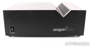Aragon 4004 Vintage Dual Mono Power Amplifier; Black; Mondial