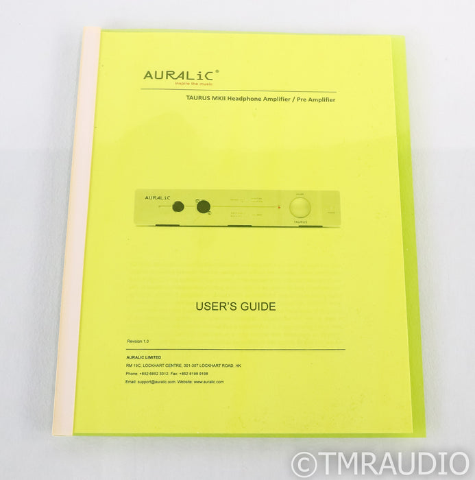 Auralic Taurus MKII Headphone Amplifier